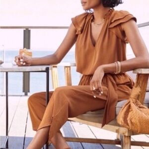 Evereve Chic Tan Jumpsuit